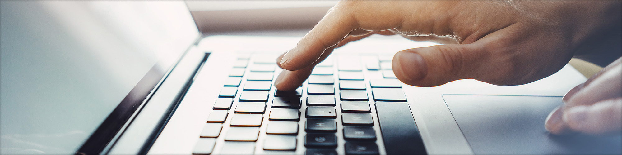 Man Using a Laptop